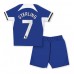 Günstige Chelsea Raheem Sterling #7 Babykleidung Heim Fussballtrikot Kinder 2023-24 Kurzarm (+ kurze hosen)